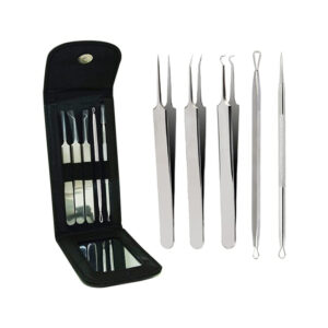 Blackhead Remover Tool for Acne Pimple Extractor, Stainless Steel Blackhead Comedone Removal Kit